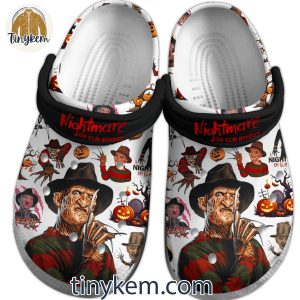 Nightmare On Elm Street Freddy Krueger Halloween 2024 Crocs Clogs