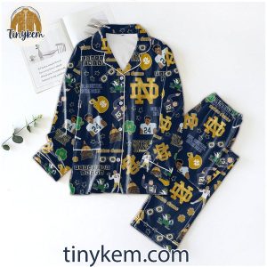 Notre Dame Fighting Irish Go Irish Dark Light Version Pajamas Set 3 VlW0Z