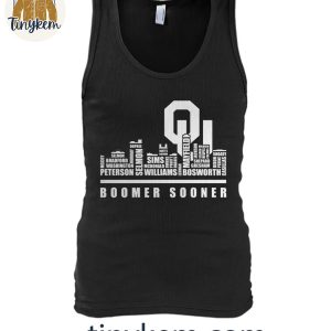 Oklahoma Sooners Boomer Sooner Football Player Name Skyline Shirt 5 2NX5R