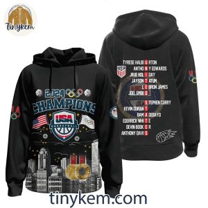 USA Basketball Dream Team Olympic 2024 Champions Unisex T-Shirt, Sweatshirt, Hoodie Black