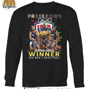 Olympic Games Winner Paris 2024 USA Mens Basketball T Shirt 2 B0ghJ