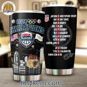 United States Men’s National Basketball Team Paris Olympic 2024 20oz Tumbler