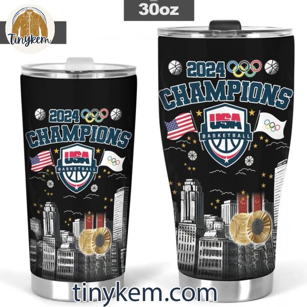 Paris Olympic 2024 United States Men’s National Basketball Team 20oz Tumbler