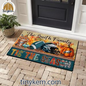 Philadelphia Eagles Fall Tis’ The Season Customized Doormat