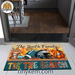 Philadelphia Eagles Fall Tis The Season Customized Doormat 4 9SbXT