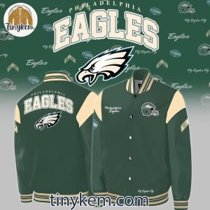 Philadelphia Eagles Fly Eagles Fly Since 2017 Baseball Jacket