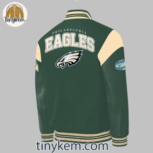 Philadelphia Eagles Fly Eagles Fly Since 2017 Baseball Jacket 2 fDFQJ