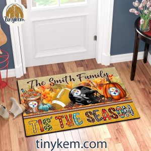 Pittsburgh Steelers Fall Tis The Season Customized Doormat 5 UXgLU