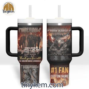 Powerwolf #1 Fan Wake Up The Wicked 2003-2024 Customized 40 Oz Tumbler