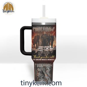 Powerwolf 231 Fan Wake Up The Wicked 2003 2024 Customized 40 Oz Tumbler 4 Zjy4g