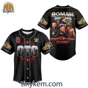 Roman Reigns Customized Baseball Jersey: Head Of The Table