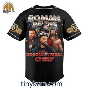 Roman Reigns WWE Original Tribal Chief Baseball Jersey 2 B1cJK