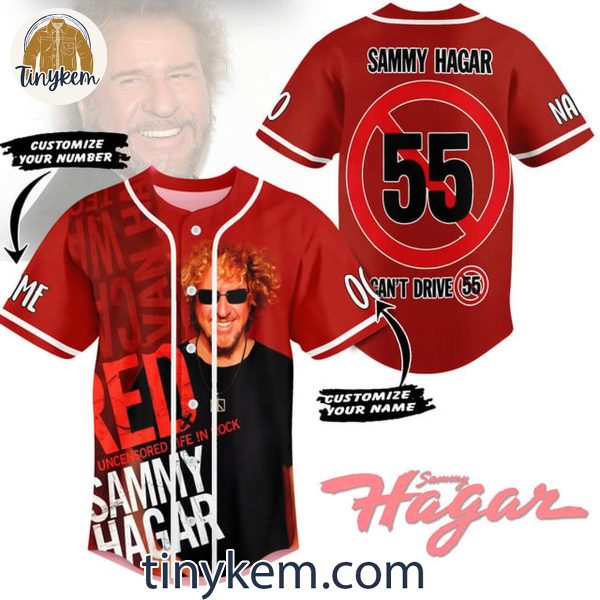 Sammy Hagar 2024 Uncensored Life In Rock Tour Customized Baseball Jersey