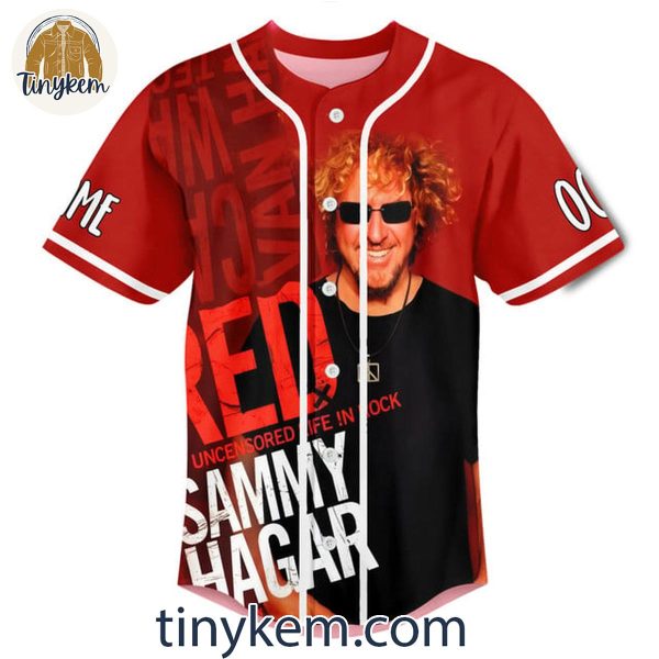 Sammy Hagar 2024 Uncensored Life In Rock Tour Customized Baseball Jersey