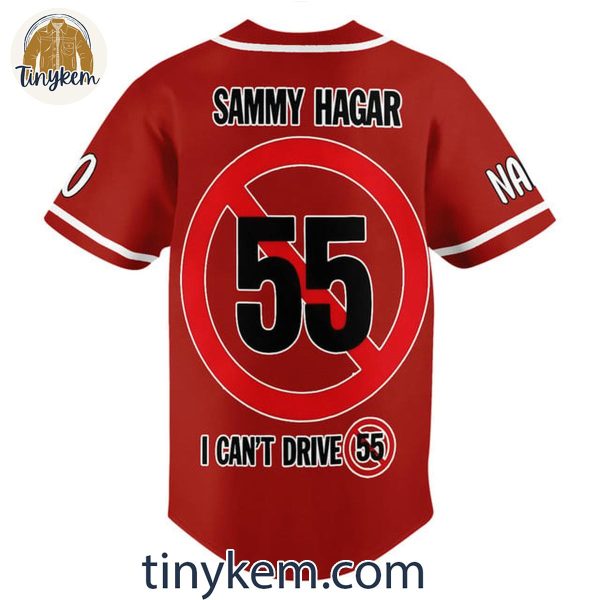 Sammy Hagar 2024 Uncensored Life In Rock Tour Customized Baseball Jersey