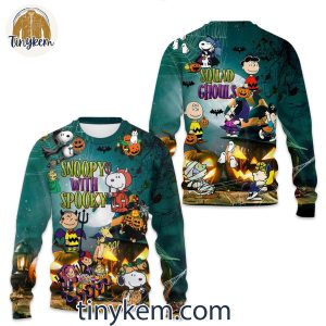 Snoopy With Spooky Charlie Brown Squad Ghouls T Shirt Sweatshirt Hoodie 3 7mxUF