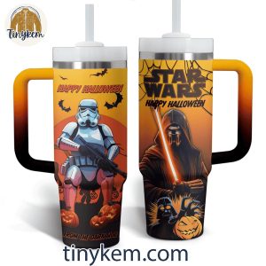 Star Wars Happy Halloween From The Dark Side 40 Oz Tumbler 2 K8J8p