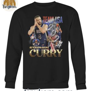 Stephen Curry Team USA Nuit Nuit Good Night Paris Olympic T Shirt 2 iQVXk