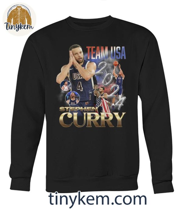 Stephen Curry Team USA Nuit Nuit Good Night Paris Olympic T-Shirt