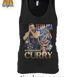 Stephen Curry Team USA Nuit Nuit Good Night Paris Olympic T Shirt 4 M0ZhA