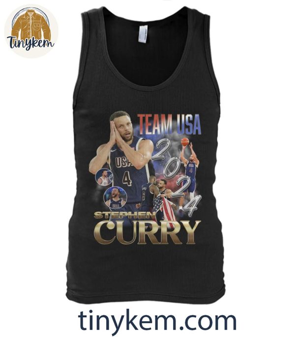 Stephen Curry Team USA Nuit Nuit Good Night Paris Olympic T-Shirt