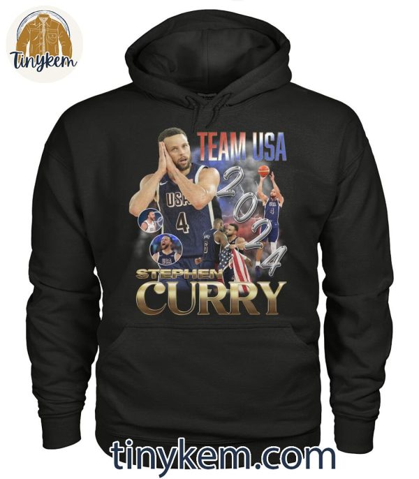 Stephen Curry Team USA Nuit Nuit Good Night Paris Olympic T-Shirt