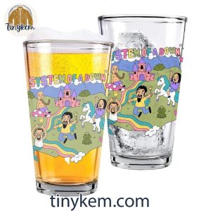 System Of A Down Chop Suey Beer 16oz Glass Cups 3 f3BMW