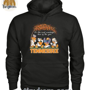 Tennessee Volunteers Fall Is The Most Wonderful Time Of The Year Disney Fan T-Shirt