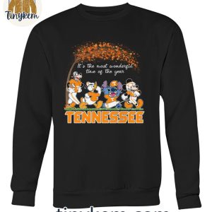 Tennessee Volunteers Fall Is The Most Wonderful Time Of The Year Disney Fan T Shirt 3 zYCb2