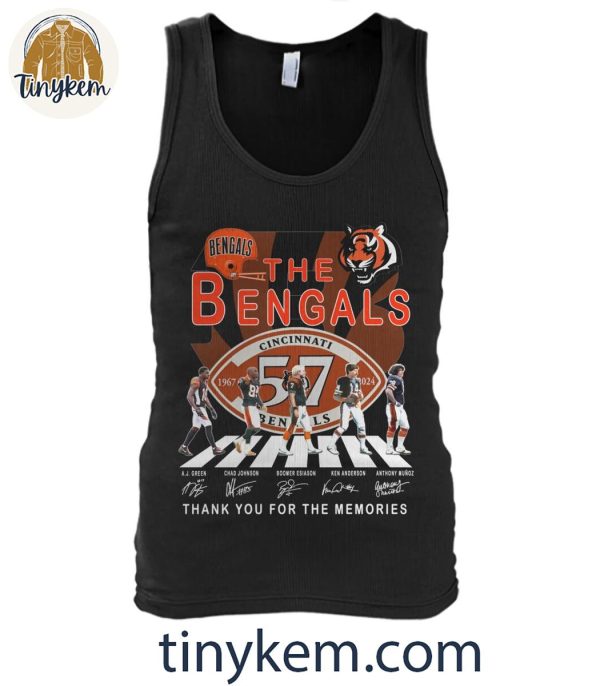 The Bengals Legends Of Cincinnati Bengals 57 Years Of Memories T-Shirt