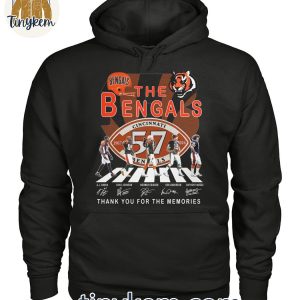 The Bengals Legends Of Cincinnati Bengals 57 Years Of Memories T Shirt 5 nVVJq