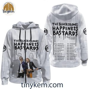 The Black Crowes Happiness Bastard 2025 Tour Unisex Hoodie, T-Shirt, Sweatshirt