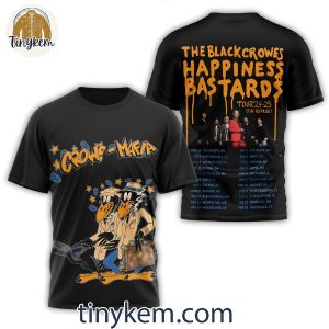 The Black Crowes Happiness Bastard 2025 Tour Unisex Hoodie, T-Shirt, Sweatshirt