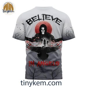 The Crow Believe In Angels In Halloween Unisex T Shirt Hoodie Sweatshirt 3 JrguI