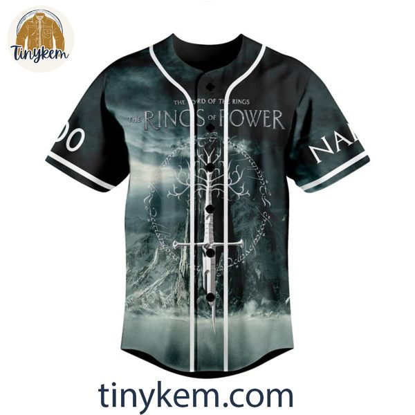 The Rings Of Power Look To The Light When Darkness Threatens Customized Baseball Jersey