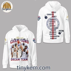 USA Basketball Dream Team Olympic 2024 Champions Sweatshirt, Hoodie Unisex T-Shirt,White