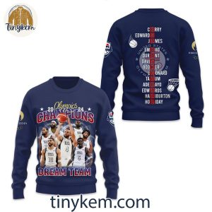 USA Basketball Dream Team Olympic 2024 Champions Sweatshirt2C Unisex T Shirt2C Hoodie Navy 3 kTujp