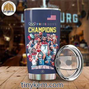 United States MenE28099s National Basketball Team Paris Olympic 2024 20oz Tumbler 2 esTjO