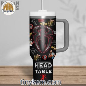 WWE Roman Reigns Head Of The Table 40 Oz Tumbler 3 vpVtd