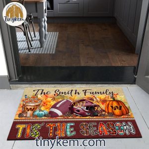 Washington Commanders Fall Tis The Season Customized Doormat 4 Tcrub