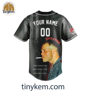 Zach Bryan Find Someone Growing Flower In Your Darkest Part Customized Baseball Jersey 3 agMT9